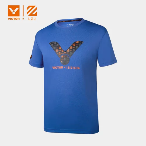 Подлинная виктора Victory Badminton Clothing Li Zijia совместная серия Covestan Tie Men and Women T-LZJ302