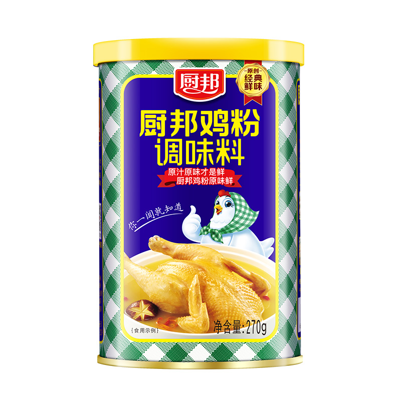 厨邦鲜浓鸡粉270g浓香鸡汁调味品炒菜调味料鸡精味精家用厨房调料 - 图0