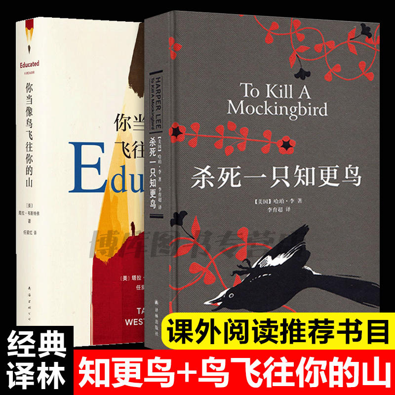 杀死一只知更鸟+你当像鸟飞往你的山 中文版 比尔盖茨推荐书 - 图0