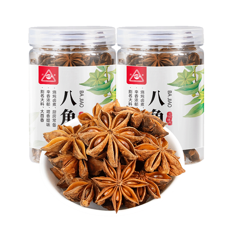 川珍大料40g*2组合炖卤茴香香料干辣椒花椒粉桂皮香叶食材调料 - 图0