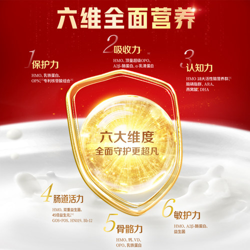 伊利金领冠珍护铂萃2段130gx2罐婴幼儿乳铁蛋白牛奶粉-新老交替 - 图2