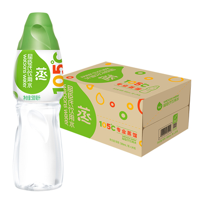 【多规格可选】屈臣氏饮用水105°高温蒸馏制法整箱补水敷脸护肤