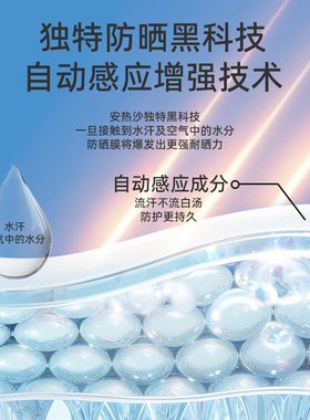 安热沙防晒喷雾不易花妆60g*3瓶