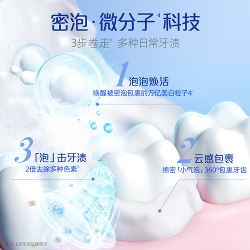 DARLIE好来(原黑人)牙膏超白竹炭亮齿去牙渍去黄去烟渍护牙龈 - 图3