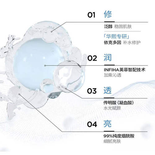 润百颜水光亮透面膜2.0肉肉玻尿酸补水保湿修护舒缓护肤品 - 图1
