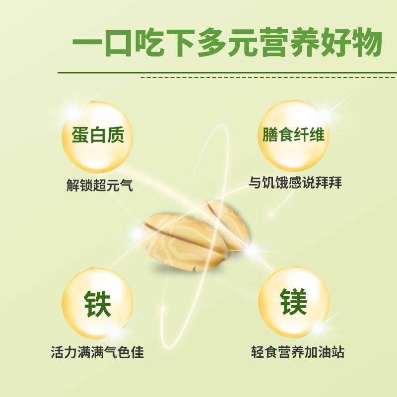 【无添加蔗糖】金味纯生燕麦片1000g*1袋/罐即食早餐代餐健身饱腹 - 图2