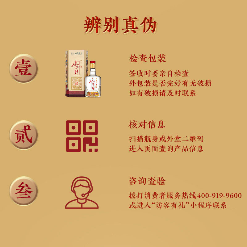 梁朝伟推荐-水井坊 臻酿八号礼盒52度520ml 双支 礼盒装