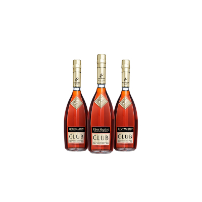 人头马CLUB干邑白兰地700ml*3瓶直播间特惠