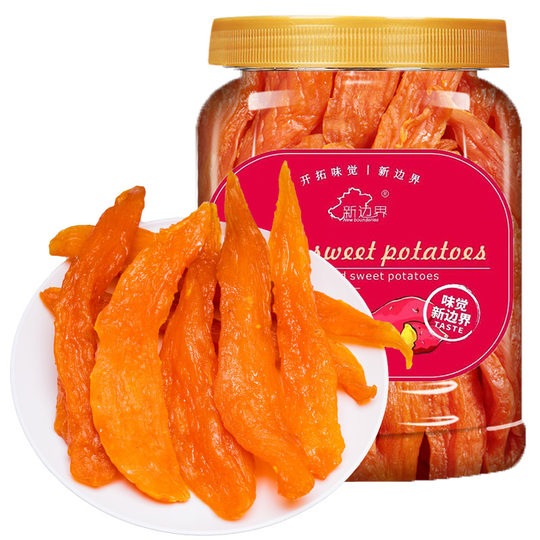 新边界红薯干地瓜干400g农家自制零食小番薯条非带皮干果特产