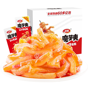 卫龙辣条魔芋爽香辣味15g*20包休闲零食品网红小吃素肉素毛肚聚餐