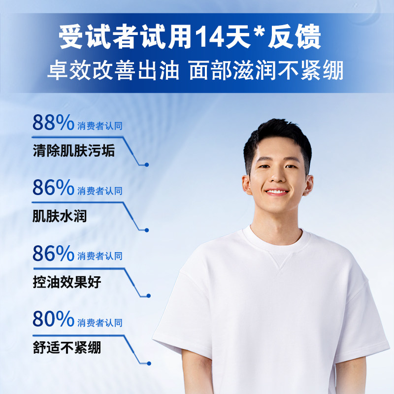 高夫男士恒润保湿控油滋润保湿呵护护肤品洁面乳清洁洗面奶120g,淘宝优惠券,粉丝福利购,淘宝优惠卷