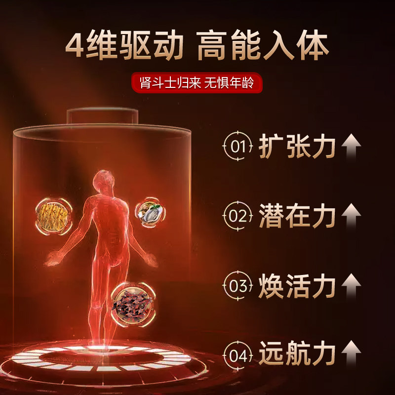 人参鹿鞭牡蛎锌镁片玛咖枸杞补精调理男性肾虚黄壮精强滋膏精华,淘宝优惠券,粉丝福利购,淘宝优惠卷