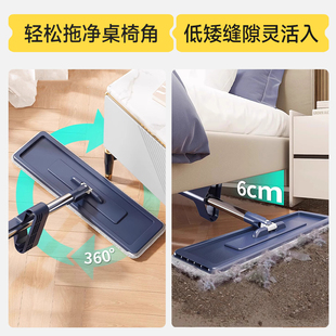 【包邮】苏力达免手洗干湿两用拖把