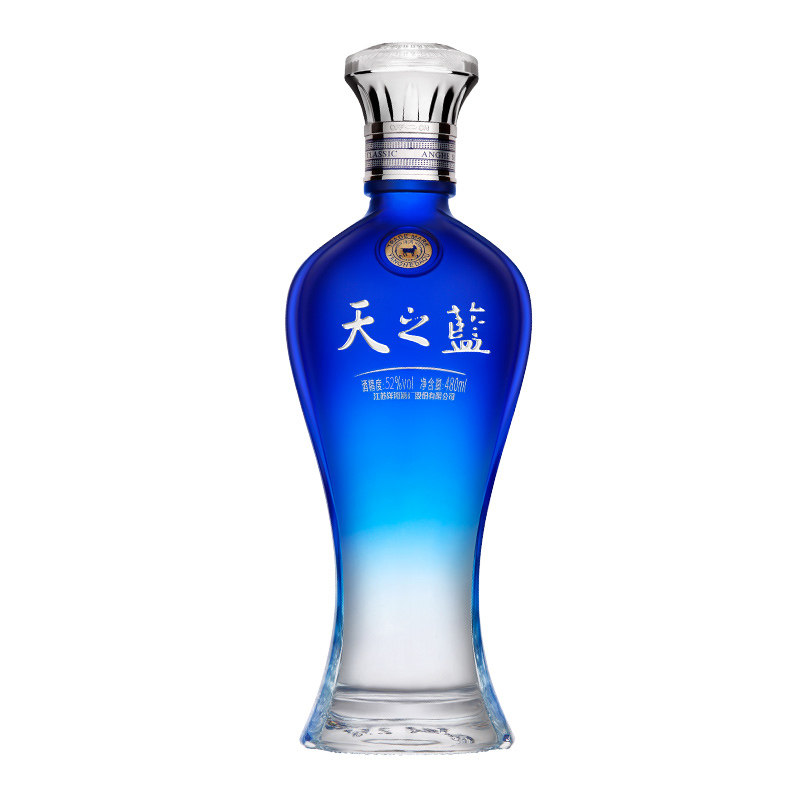 洋河天之蓝52度480ml*1瓶单支绵柔浓香型白酒自营【常规版】