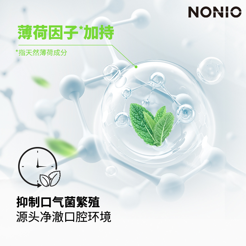 狮王NONIO清新漱口水柑橘薄荷去口气去口臭成人通用600ml×1瓶 - 图3