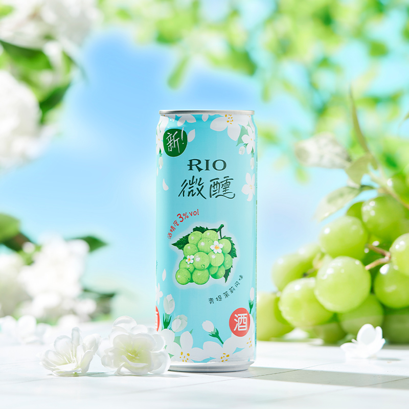 RIO锐澳预调鸡尾酒微醺青提茉莉混合口味330ml*8 - 图3