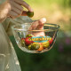 Modern housewife with high temperature resistance and high appearance glass bowl