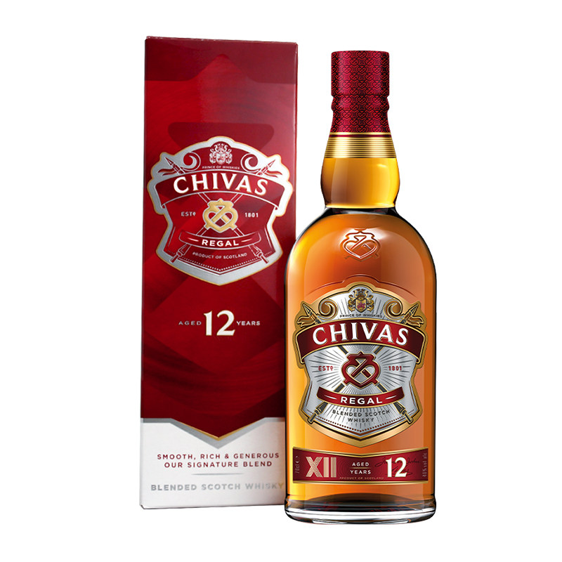 chivas /芝华士12年苏格兰 1礼盒 天猫超市威士忌/Whiskey