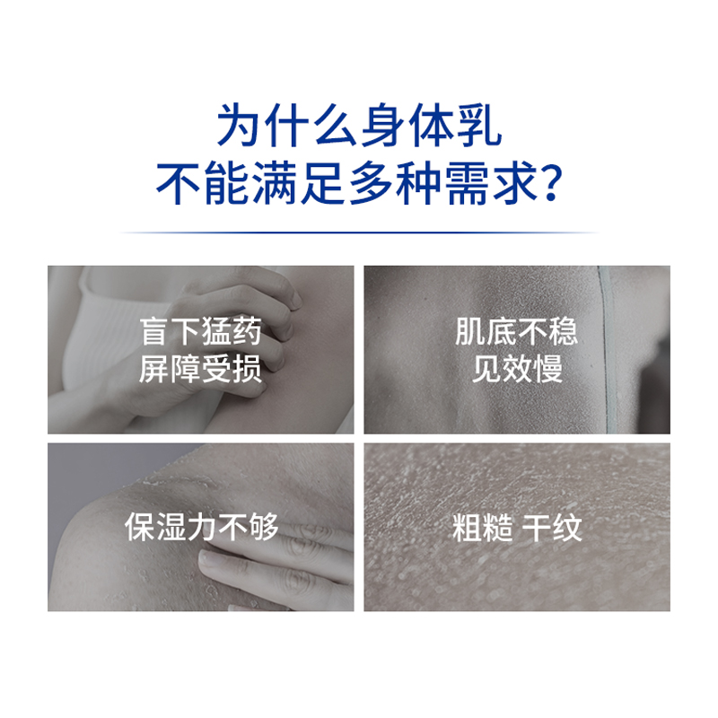 妮维雅光润焕亮双管果酸身体精华保湿滋润身体乳霜提亮肤色200ml