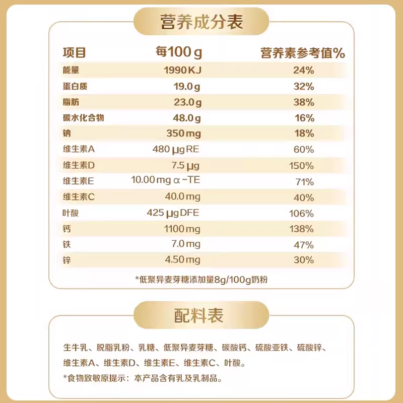 飞鹤经典1962中老年奶粉高钙多维奶粉成人营养冲饮奶粉,淘宝优惠券,粉丝福利购,淘宝优惠卷