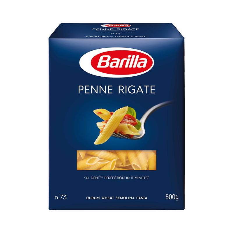 Barilla百味来意大利面笔形面#73笔形意大利面条500g*1盒-图0