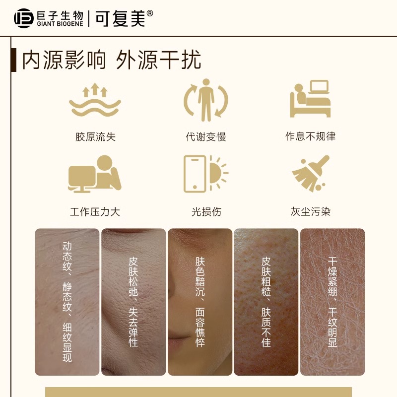 可复美面膜组合补水保湿修护舒缓维稳褪红滋润抗皱净痘控油清爽