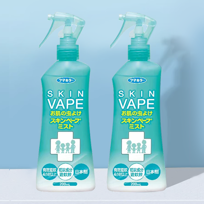 日本未来vape驱蚊液柑橘味200ml*2防蚊户外儿童孕婴止痒花露水 - 图0