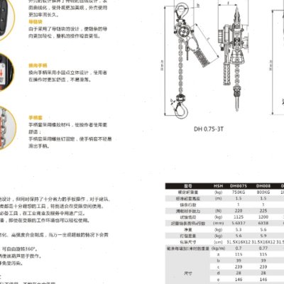 厂KACC手扳葫芦微型手动倒链手摇链条起重工具通讯电力专业葫芦促 - 图1