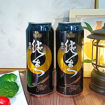 珠江啤酒97纯生啤酒500ml*12罐[1元优惠券]-寻折猪