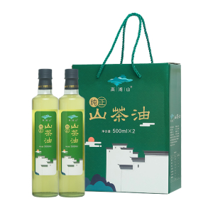 高湖山山茶油纯正野生茶籽油500ml*2