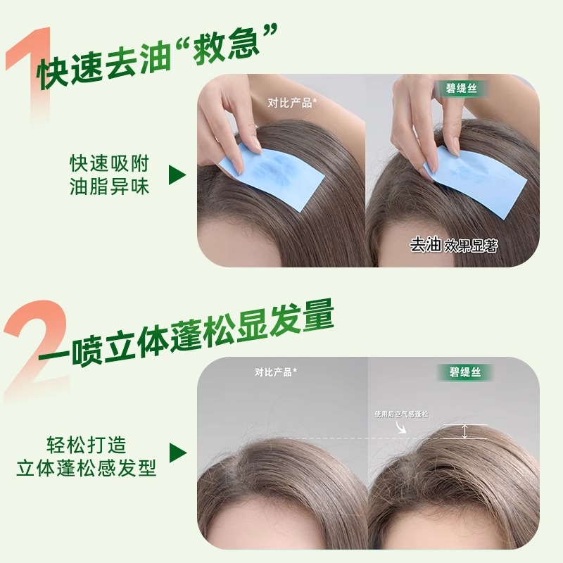 Batiste 碧缇丝免水洗发干发喷雾自然轻盈控油蓬松去味留香 - 图1