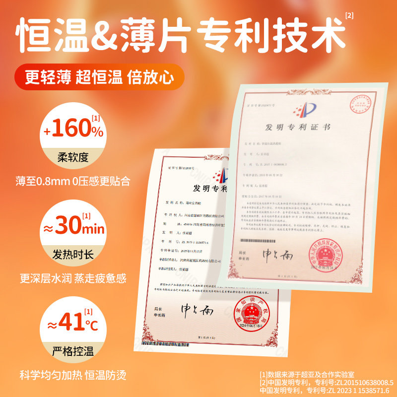【加量不加价】超亚蒸汽眼罩热敷舒缓疲惫叶黄素遮光睡眠发热护眼
