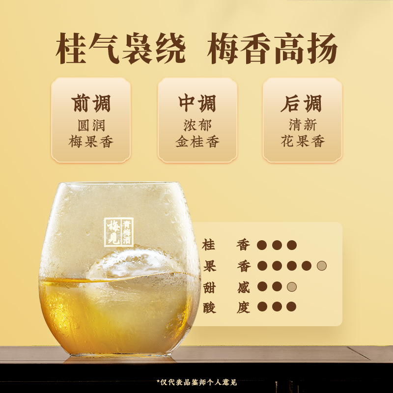 梅见金桂梅酒青梅酒12度750ml*1瓶微醺桂花酒梅子酒礼盒