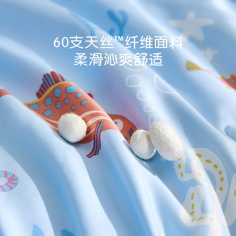 罗莱家纺婴幼儿A类蚕丝被子夏被天丝夏凉被可水洗空调被可机洗,淘宝优惠券,粉丝福利购,淘宝优惠卷