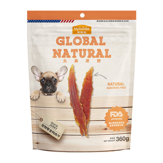 麦富迪狗狗零食鸭肉干泰迪比熊博美训犬大小型成幼宠物磨牙棒