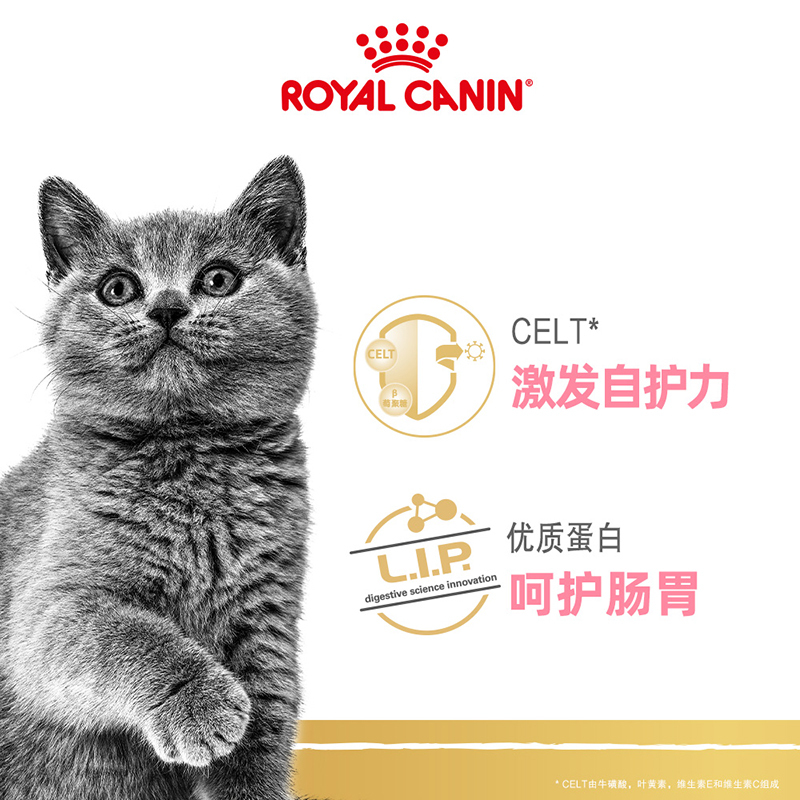 皇家英国短毛猫幼猫粮2kg BSK38提升免疫力-图2