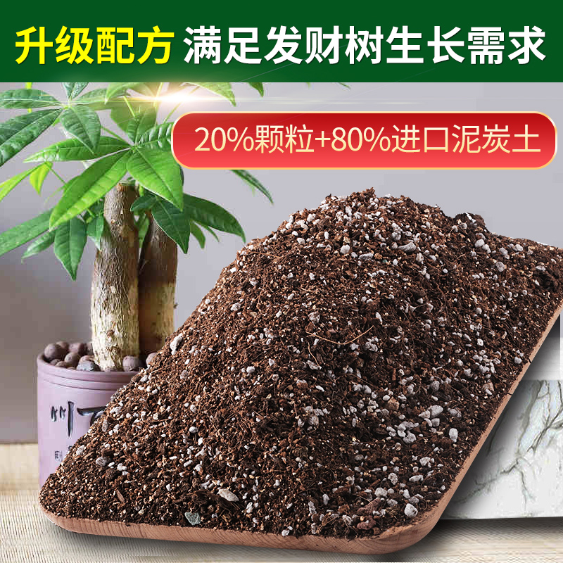 【单品包邮】德沃多肥料发财树专用土盆栽绿植平安树幸福树种植土-图1