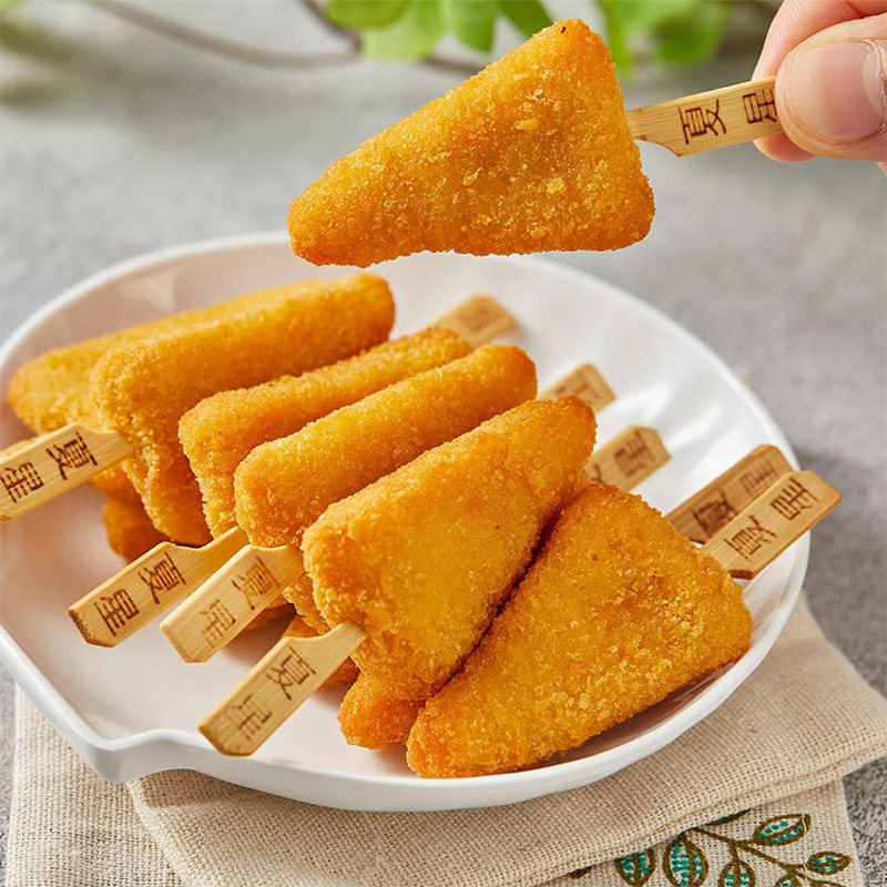 夏星黄金三角鸡柳空气炸锅冷冻油炸裹粉半成品家庭小吃黄金鸡柳