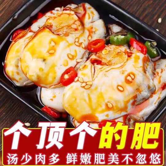 Canned garlic oysters, ready-to-eat, freshly peeled, spicy oyster meat, seafood, cooked food, canned snacks, snacks for meals