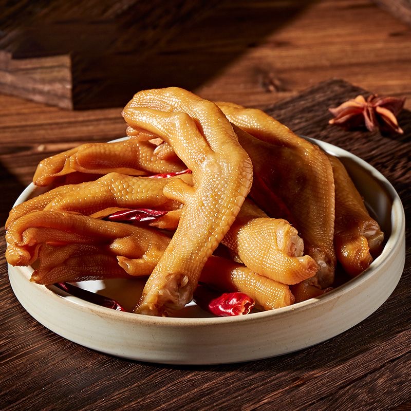泡椒鸭爪肉类解馋小零食即食网红整箱休闲零食小吃
