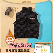 Innube childrens clothing children waistcoat boys duvet waistcoat outside wearing autumn and winter style 2023 new baby warm vests