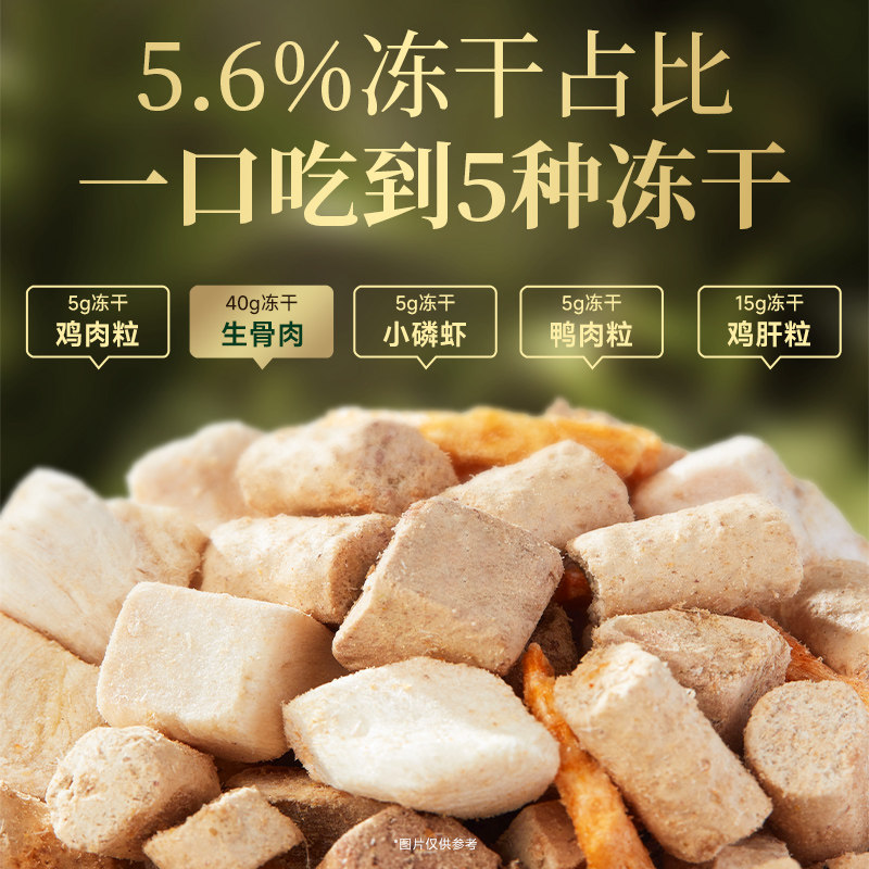 宽福全价猫粮六拼无谷冻干猫粮2.5斤鲜肉冻干成幼猫主粮营养均衡,淘宝优惠券,粉丝福利购,淘宝优惠卷