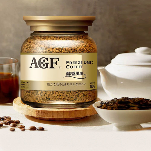 日本AGF速溶咖啡马克西姆金罐美式冻干黑咖啡粉醇香风味提神饮料 - 图1