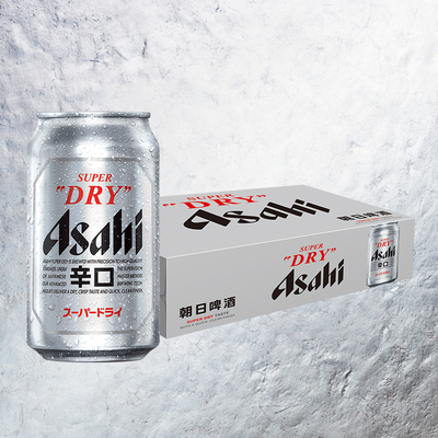 朝日超爽系列啤酒330ml×24罐
