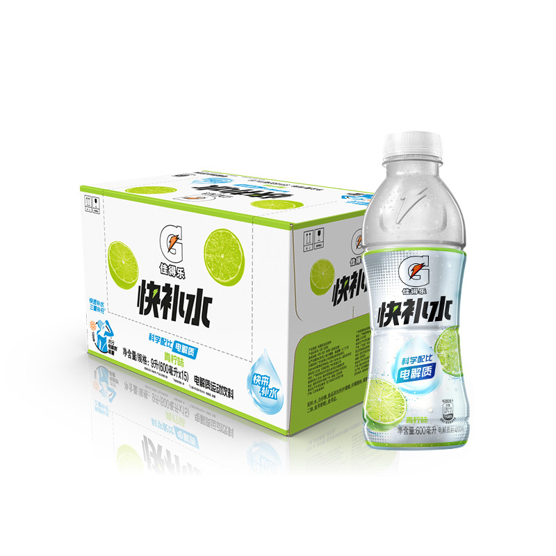 天津只要25.9！佳得乐快补水青柠味600ml*15