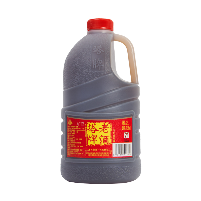 塔牌陈年手工老酒料酒自饮炒菜加饭花雕酒传统味2.5L桶装绍兴黄酒-图0