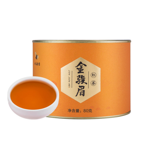 八马茶叶 金骏眉红茶武夷山桐木特级正宗金骏眉茶叶自饮罐装 - 图0