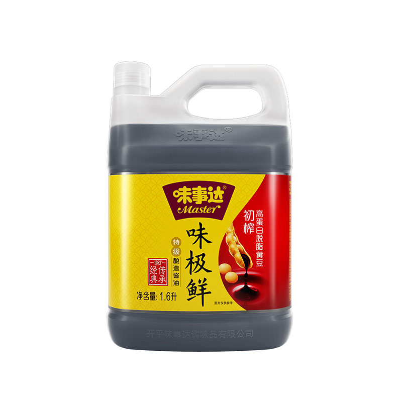 味事达味极鲜酱油生抽调味非转基因酿造火锅点蘸1.6L-图0