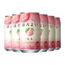 三得利和乐怡日本酒果酒白桃味350ml*6