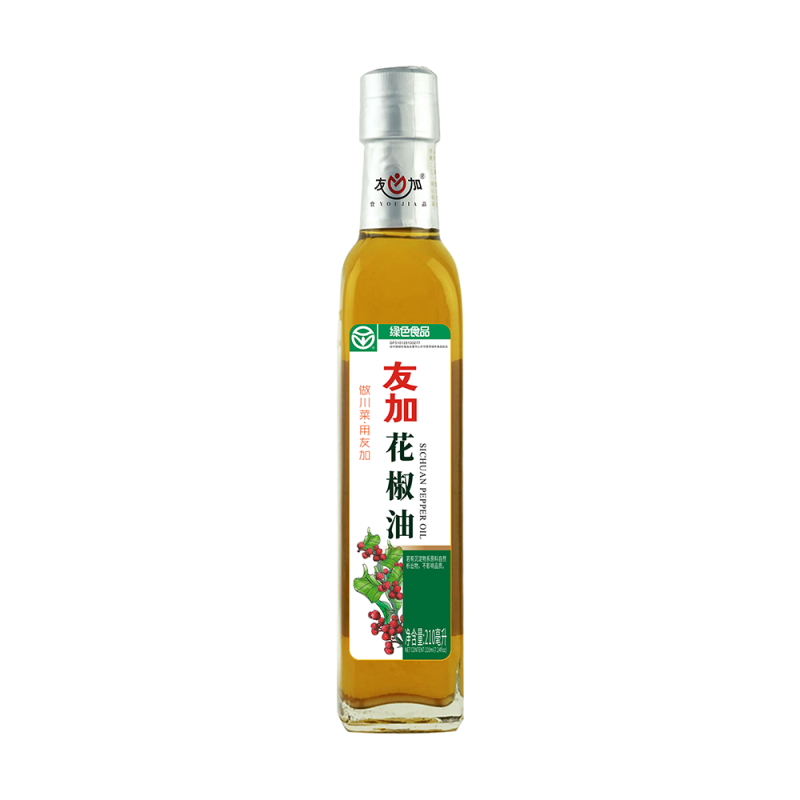 友加食品汉源花椒油210ml/瓶火锅底料调味料油四川特产麻油花椒油 - 图0